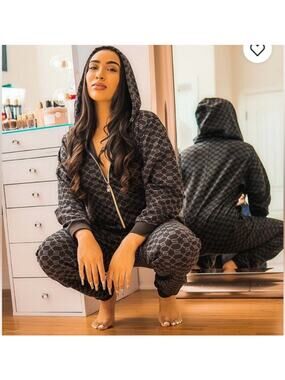 Savage X Fenty Forever Savage Hooded One Piece Black
